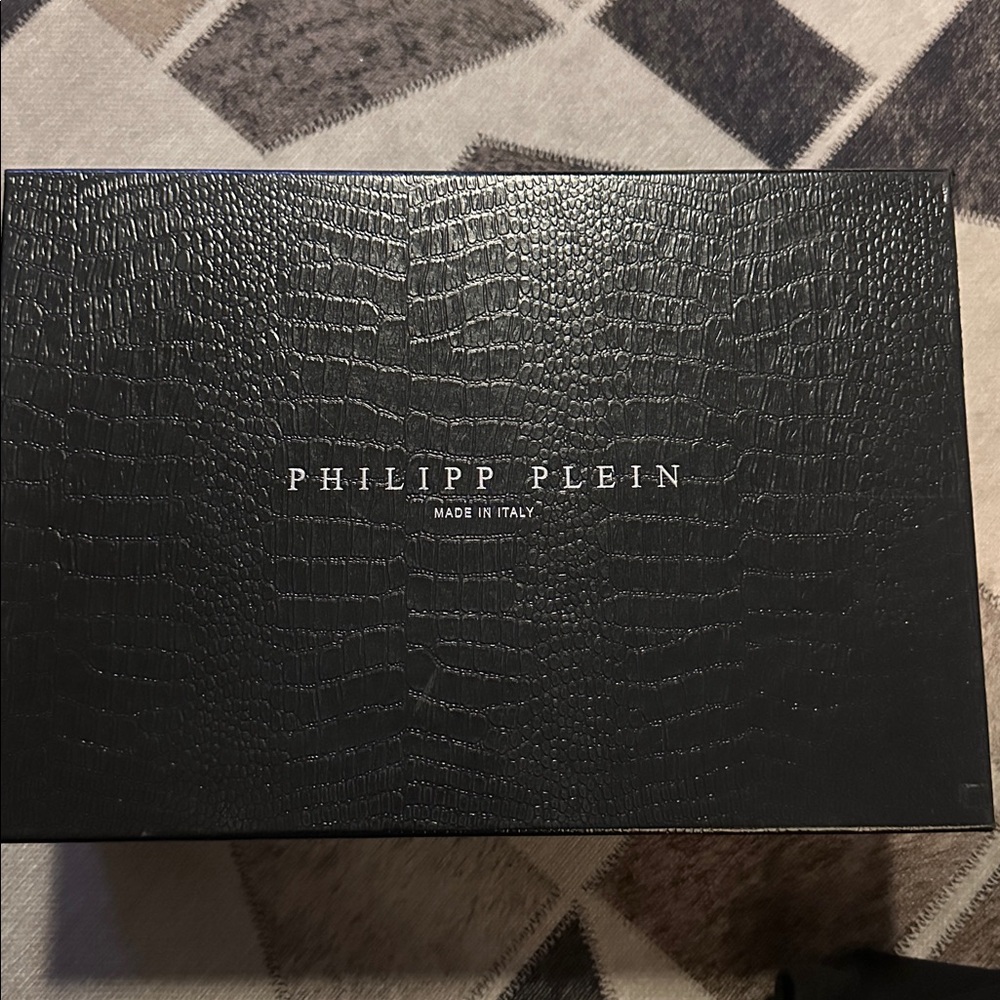 Philipp Plein Black and White Sneakers